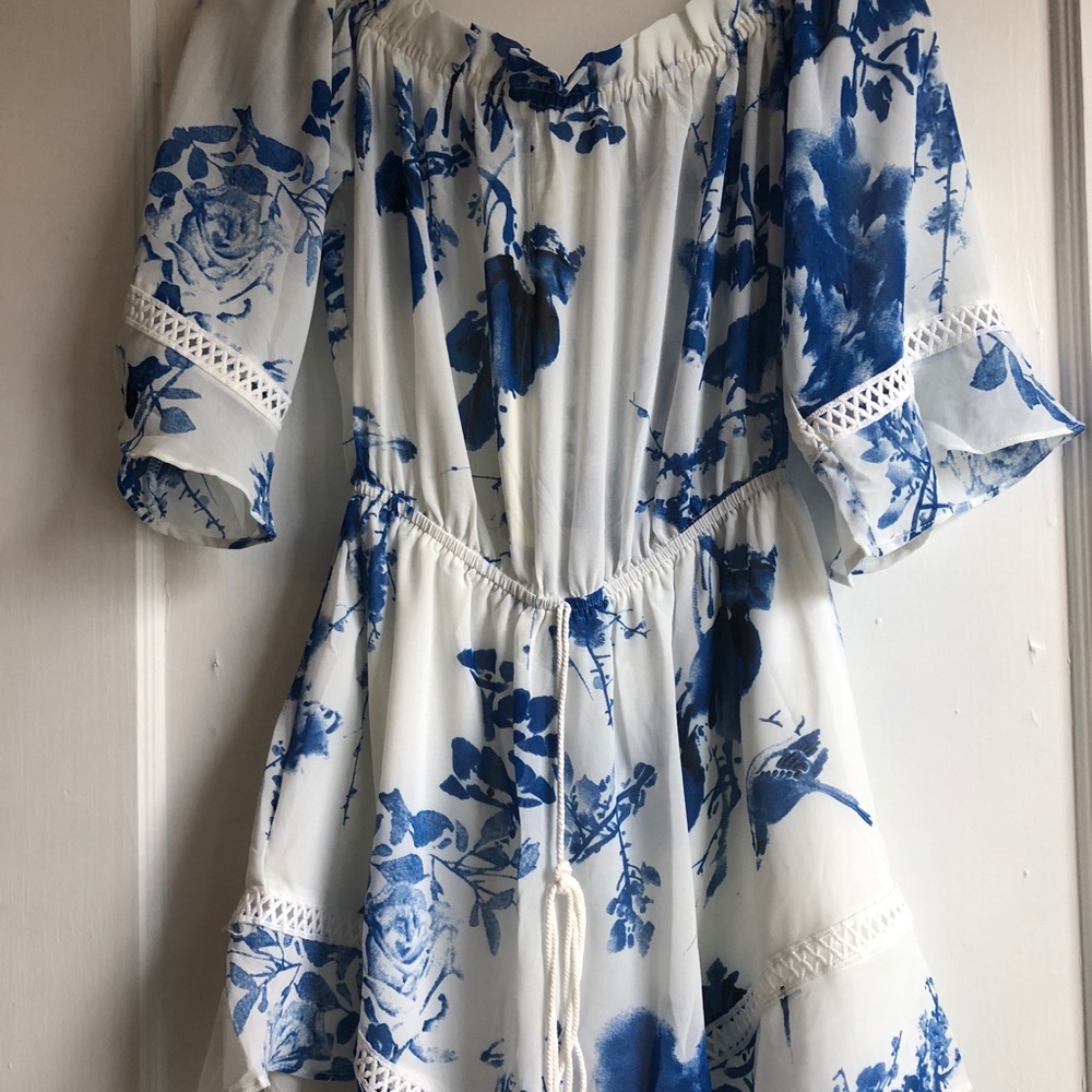 Black and White Lightweight Romper